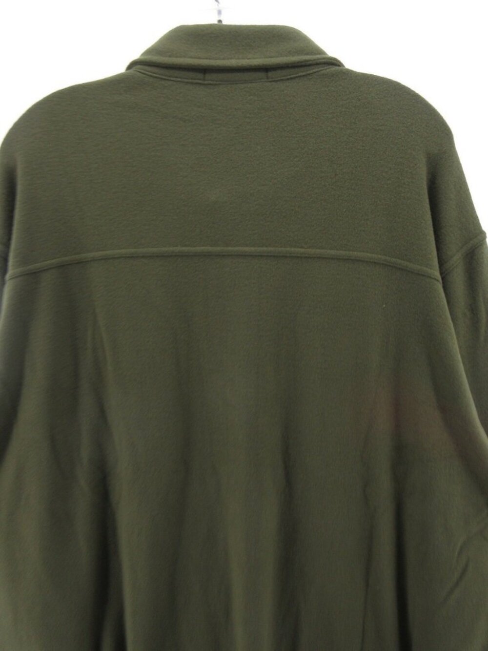 Polo Ralph Lauren Shirt XXL Olive Brush Fleece Button Up Work Shacket - Picture 11 of 14